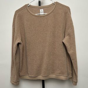 Patagonia women’s crew pullover sweater, “Pampas Tan” color, size S